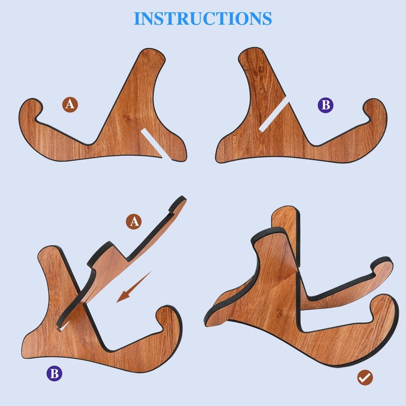 LBEC Wooden Guitar Stand, Detachable Non-Slip Wood Guitar Stand Holder Floor for Acoustic Electric Classical Bass Guitars - Image 4